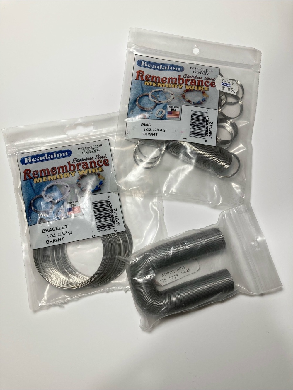 Beadalon Memory Wire for Rings and Bracelet Jewelry Supply Craft